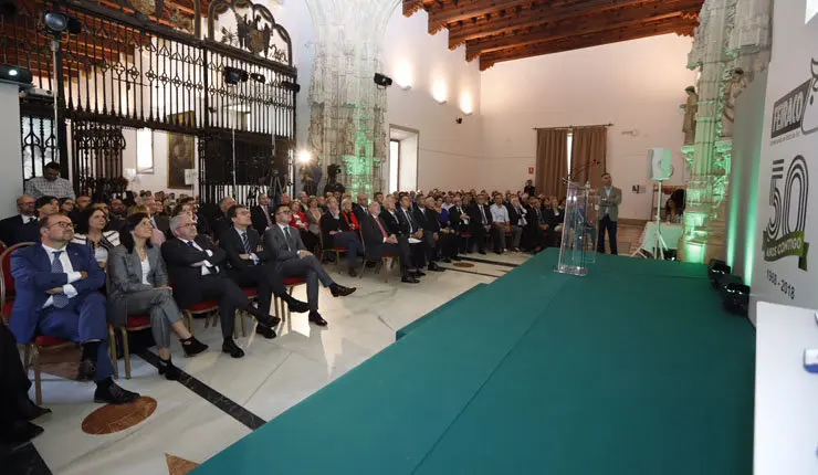 Acto de celebraci&oacute;n del 50&ordm; aniversario de Feiraco, en Santiago.