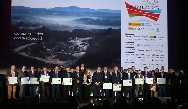 Clausura del V Congreso Nacional de &Aacute;ridos, en Santiago.