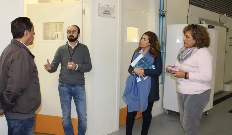 La delegaci&oacute;n peruana visit&oacute; las instalaciones tecnol&oacute;gicas de ANFACO.