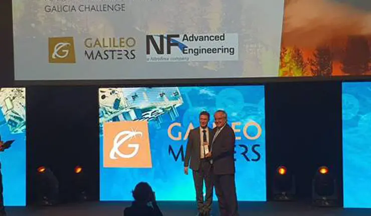 Imagen de la entrega de los premios del Concurso Europeo de Navegaci&oacute;n por Sat&eacute;lite en Marsella (Francia).