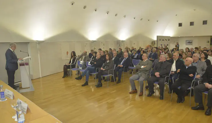 Asistentes &aacute; festa do asociado da &Aacute;rea empresarial do Tambre.