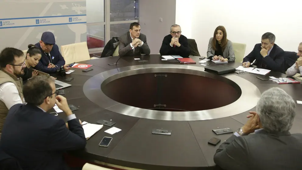 Miembros de la entidad M&eacute;xico Calidad Suprema se reunieron con el director de Galicia Calidade, la directora xeral de Comercio y el presidente de Vacuno de Galicia.