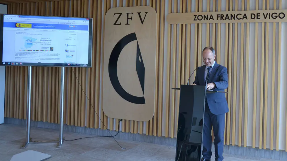 David Regades, delegado del Consorcio de la Zona Franca de Vigo.