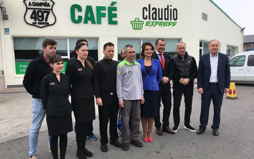 El establecimiento en el &aacute;rea de servicio de A Campi&ntilde;a es el n&ordm; 61 de la red de Claudio Express.