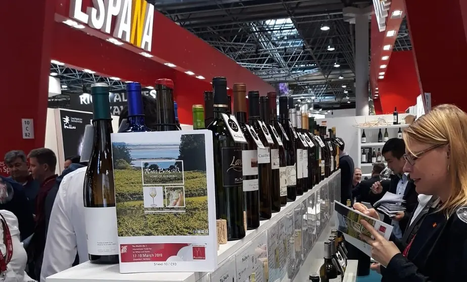 R&iacute;as Baixas particip&oacute; en ProWein dentro del stand de ICEX.