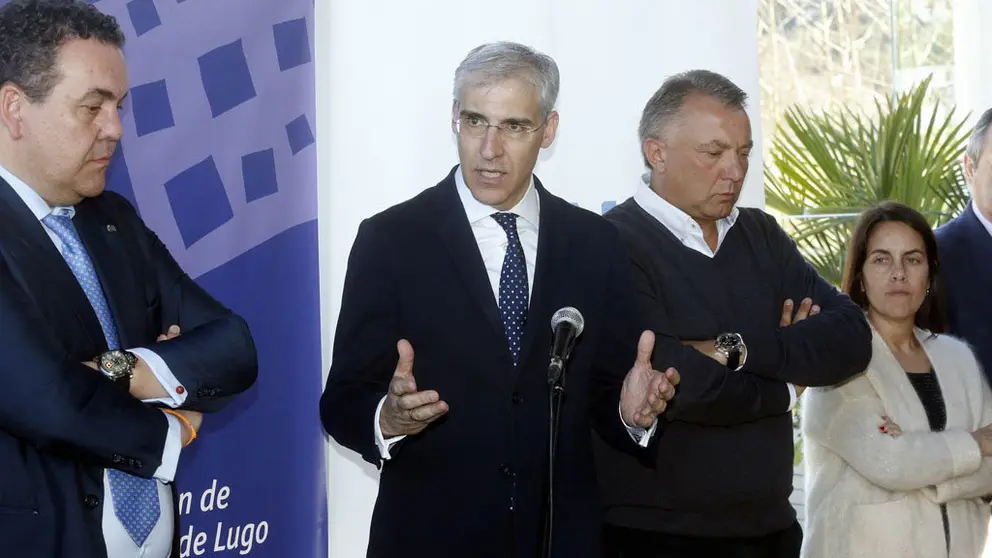 Francisco Conde en un momento de su intervenci&oacute;n en el Foro Empresa&nbsp;organizado por la CEL./S.SENANDE.
