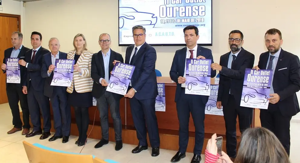 Presentaci&oacute;n del II Car Outlet Ourense, que se celebrar&aacute; en Expourense.