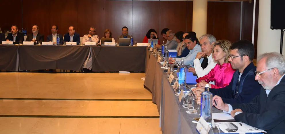 Una de las sesiones de la  X Reuni&oacute;n Anual del Foro Econ&oacute;mico de Galicia.