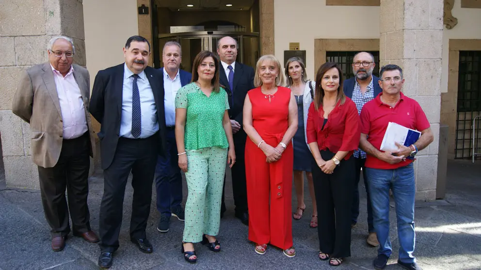 La candidatura que encabeza Marisol Novoa./P.L.