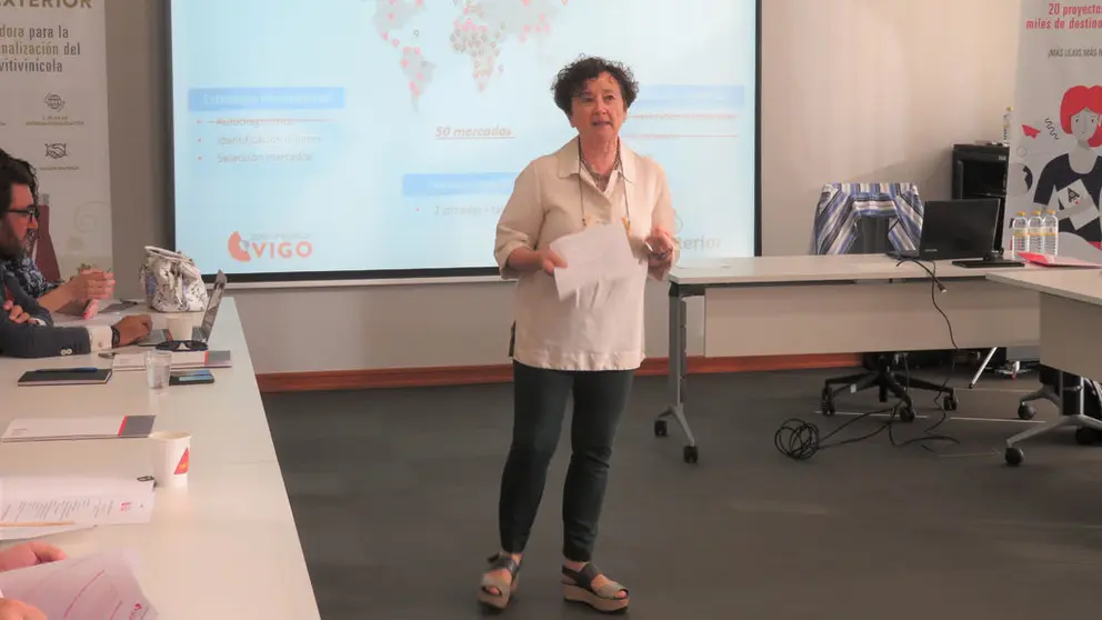 D&eacute;bora Ramonde, responsable del Departamento de Internacionalizaci&oacute;n de Zona Franca de Vigo.