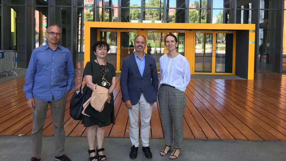 , D&eacute;bora Ramonde, David Regades y , en "La Nave".