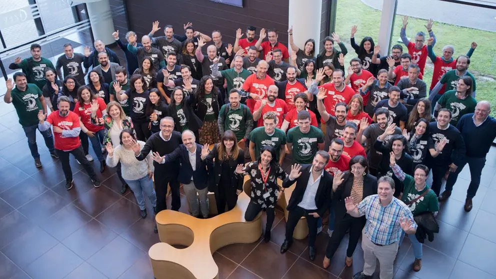 Participantes en el StartupDay de ViaGalicia en Porto do Molle, Nigr&aacute;n.