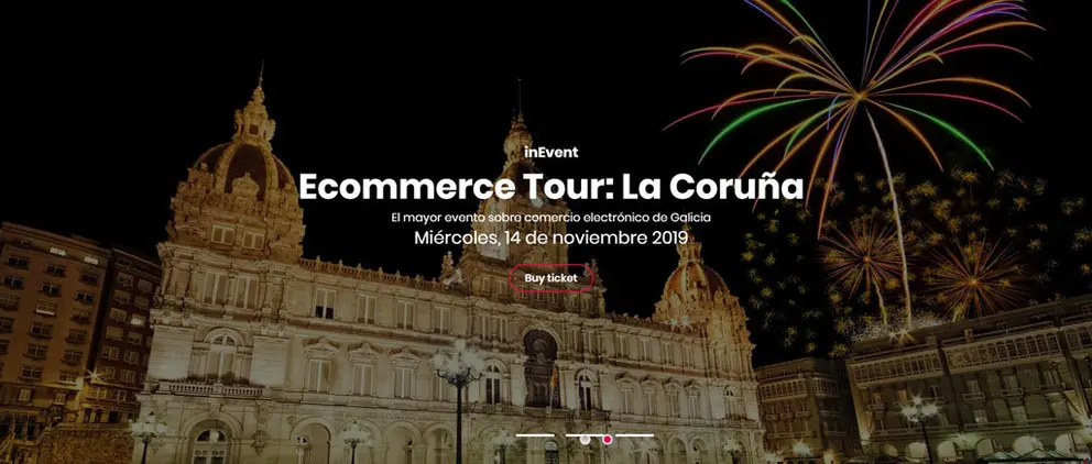 Web del evento Ecommerce Tour A Coru&ntilde;a.