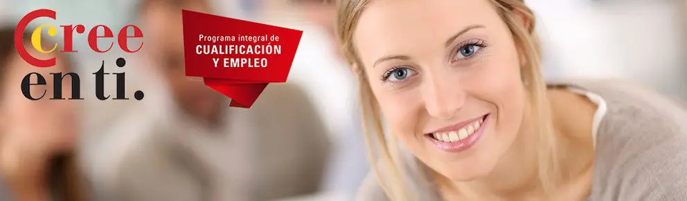 Imagen del Programa Integral de Cualificaci&oacute;n y Empleo (PICE) de las C&aacute;maras de Comercio.