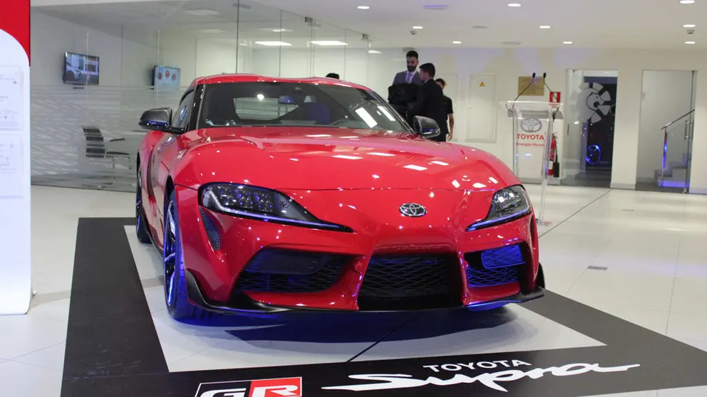 Toyota GR Supra,el nuevo deportivo de la marca japonesa, fue presentado en el concesionario Breg&aacute;n Motor.