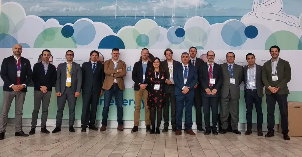 Delegaci&oacute;n de Asime y el Galician Offshore Energy Group en WindEurope Offshore de Copenhague.