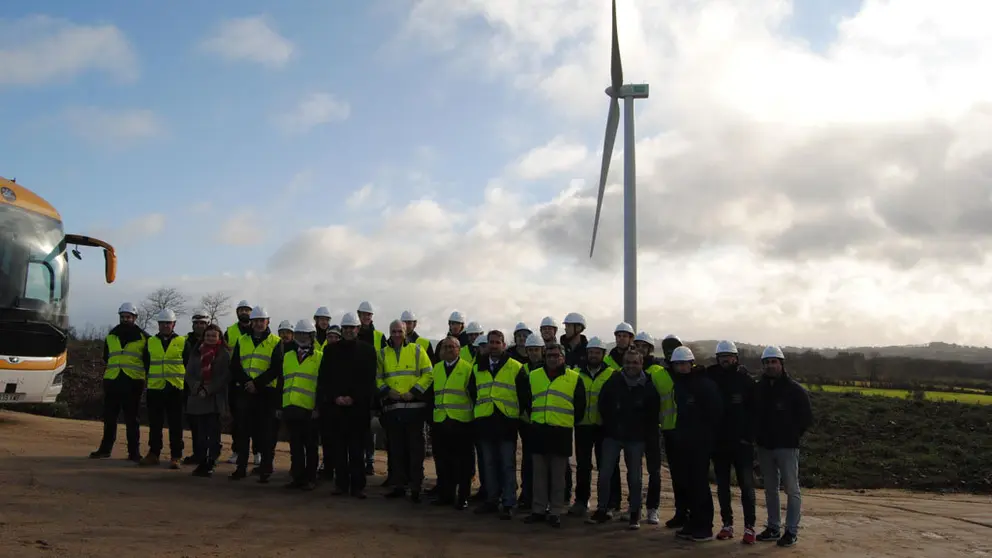 Visita al parque e&oacute;lico de Paradela (Lugo) construido por Enel Green Power.