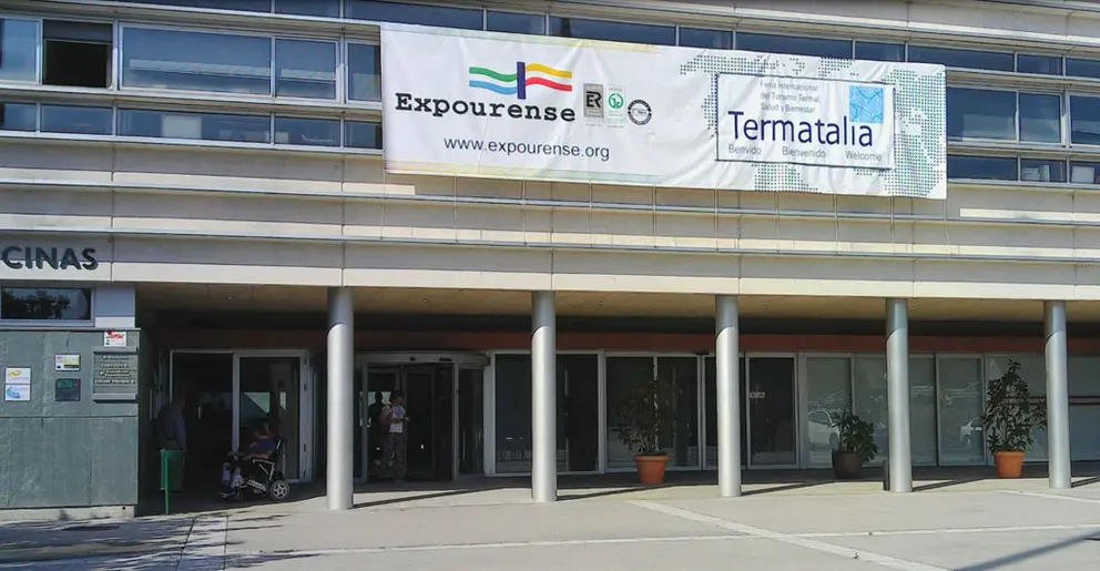 Exterior del recinto ferial de Expourense.