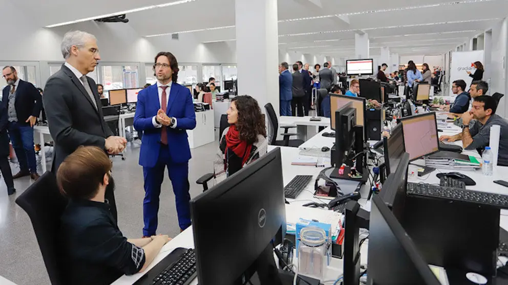 Francisco Conde en las instalaciones de Gradiant./MVR.