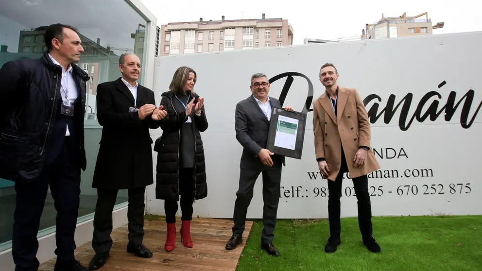 LA CONSTRUCTORA DMANAN Y LA FUNDACION BREEAM PRESENTAN EL PRIMER EDIFICIO RESIDENCIAL SOSTENIBLE DE GALICIA, QUE DMAANAN CONSTRUYE EN LA PLAZA DE AUGAS FERREAS