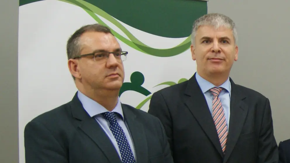 Alberto Vaquero y Santiago Lago, investigadores del Grupo GEN de la UVigo./P.L.