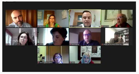 Participantes en la jornada sobre prevenci&oacute;n de riesgos de AEPA Ourense.