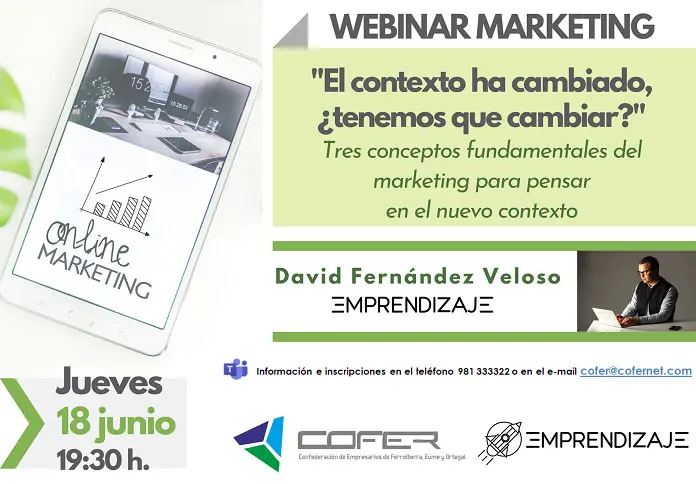 Webinar sobre marketing de Cofer.