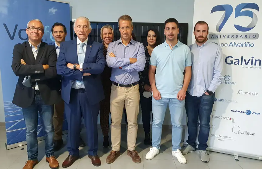 Equipo de la empresa viguesa Voltfer, en una imagen de archivo.