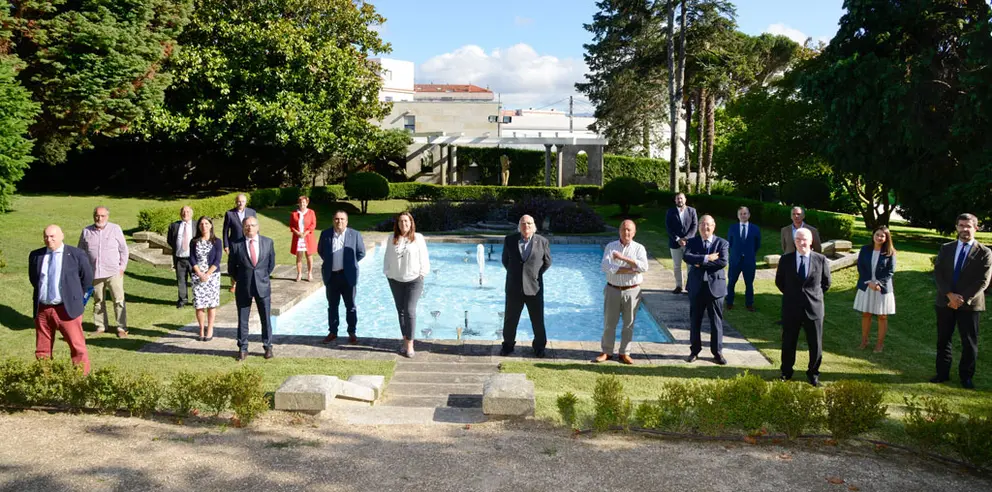 Junta directiva de Asime, reunida en Vigo.