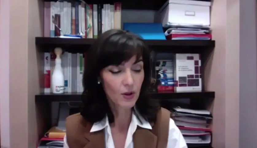 Concepci&oacute;n Campos, codirectora de Red Localis, en la inauguraci&oacute;n de la jornada./TWITTER RED LOCALIS.