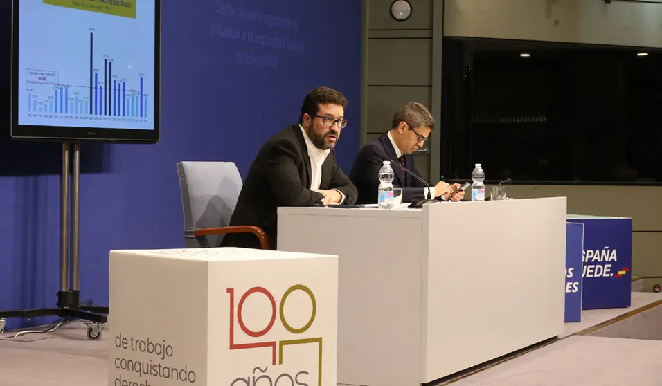 Presentaci&oacute;n de los datos del desempleo en el Ministerio