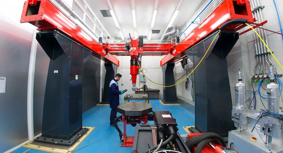 Instalaciones del Centro de Aplicaciones L&aacute;ser de Aimen en O Porri&ntilde;o.