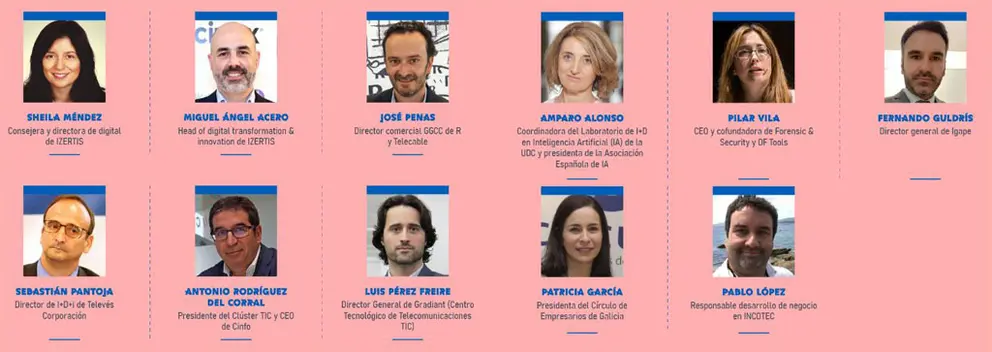 Ponentes de la jornada sobre el mundo h&iacute;brido.