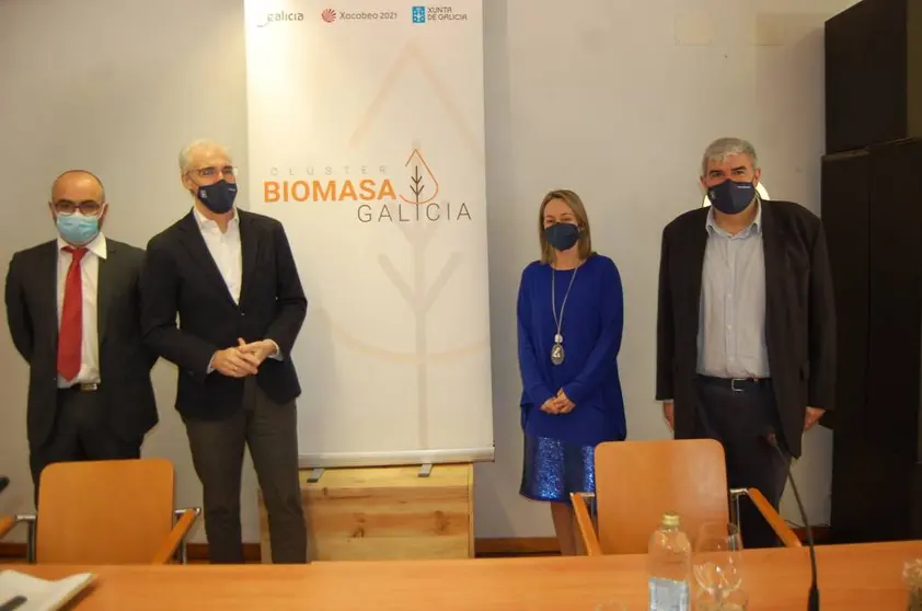 El vicepresidente econ&oacute;mico de la Xunta particip&oacute; en el acto de constituci&oacute;n del Cl&uacute;ster de la Biomasa de Galicia.