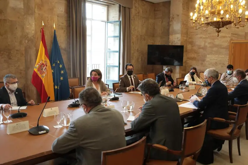 Reuni&oacute;n en el Ministerio para la Transici&oacute;n Ecol&oacute;gica sobre el futuro de Ence en la r&iacute;a de Pontevedra.