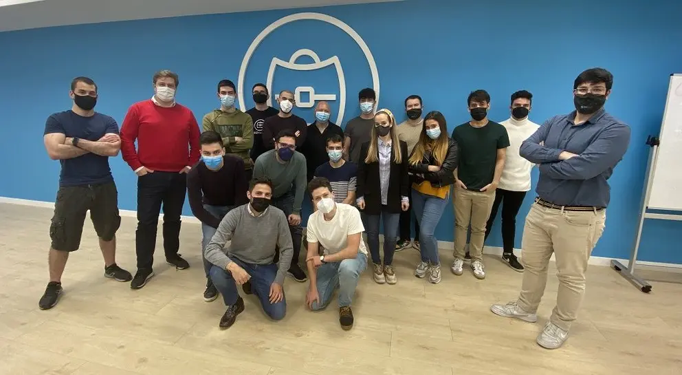 Equipo de Biz Away en una visita a Galicia.