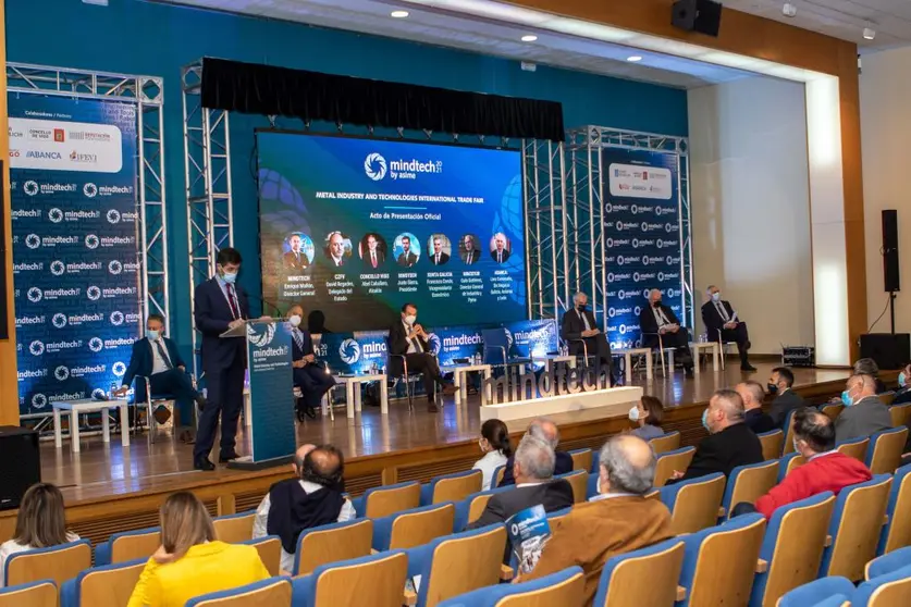 Justo Sierra, presidente de Mindtech, en el acto de presentaci&oacute;n de la 2&ordf; edici&oacute;n de la feria en IFEVI.