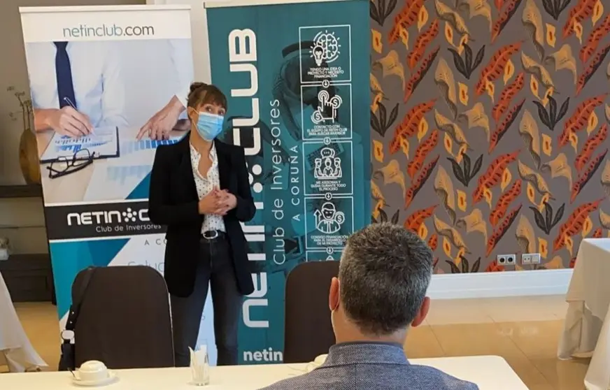 Carlota L&oacute;pez, adjunta a la Presidencia de Aresa, en el desayuno de Netin Club Galicia.