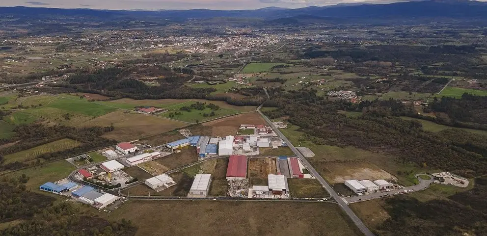 Vista a&eacute;rea del pol&iacute;gono de Monforte.