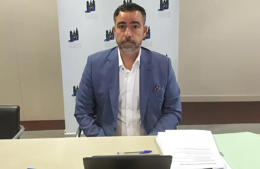 Diego V&aacute;zquez Reino, presidente de la Federaci&oacute;n Gallega de Construcci&oacute;n.