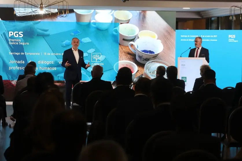 Un momento de los actos de los Premios Galicia Segura de Fundaci&oacute;n Inade.