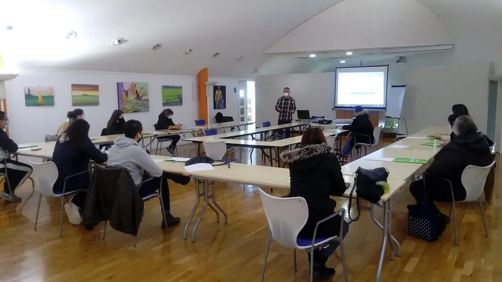 Unha das actividades formativas do programa integrado de emprego.