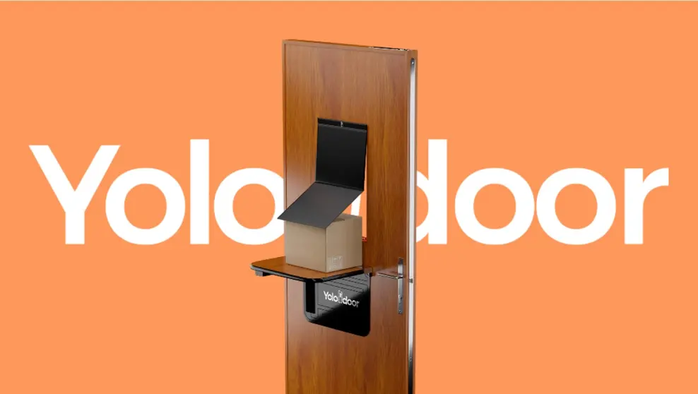 Yolodoor es una puerta inteligente que recibe tus compras cuando no est&aacute;s en casa.
