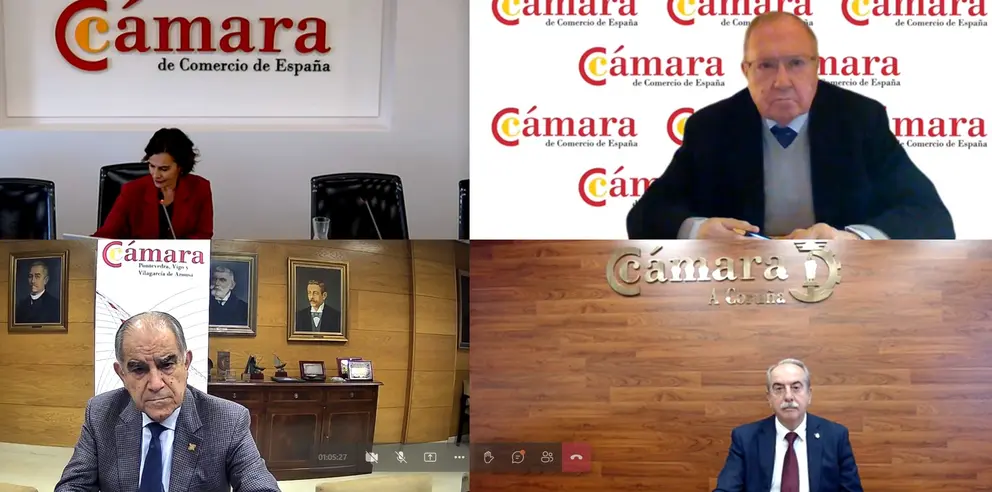 La C&aacute;mara de Espa&ntilde;a y el Consello Galego de C&aacute;maras presentaron el Estudio sobre Clima Empresarial en Galicia.