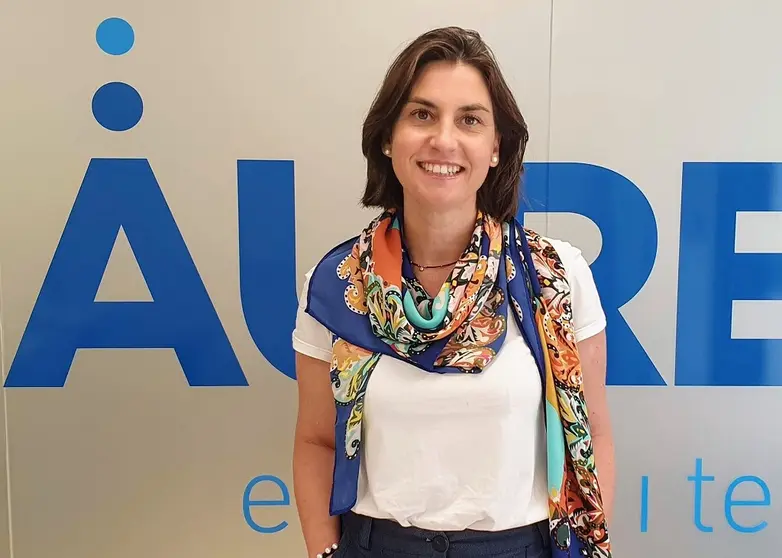 Beatriz Est&eacute;vez, bisneta da emprendedora que levou a electricidade a Ponte Caldelas.