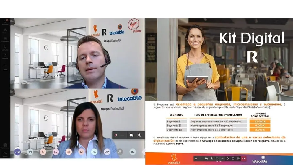 Charla virtual de R sobre el programa &lsquo;Kit Digital&rsquo;.