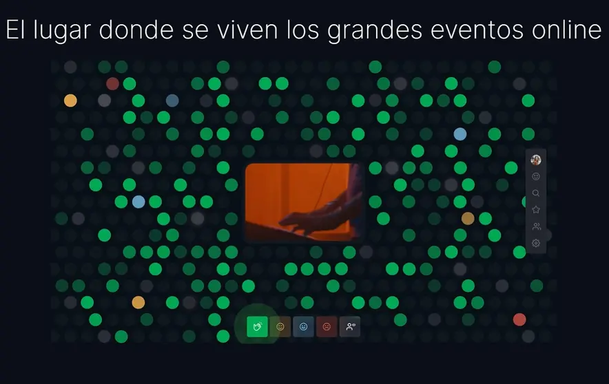 VIDIV es una plataforma SaAS que permite celebrar eventos empresariales y de entretenimiento multitudinarios.