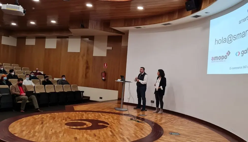 Responsables de Galvintec, Amodo Soluciones y SIMER-Grumerosa presentaron Smartgecko en la Tecn&oacute;pole.