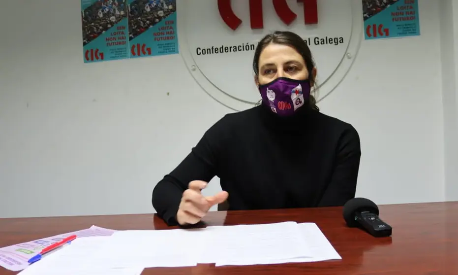 Ester Mari&ntilde;o, secretaria de Muller de CIG Vigo.