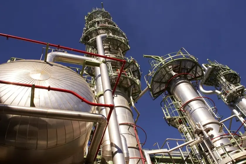 Refiner&iacute;a de Repsol en A Coru&ntilde;a.